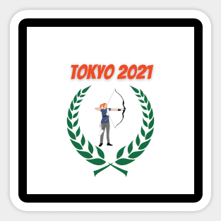 Archery Tokyo 2021 Olympics Sticker